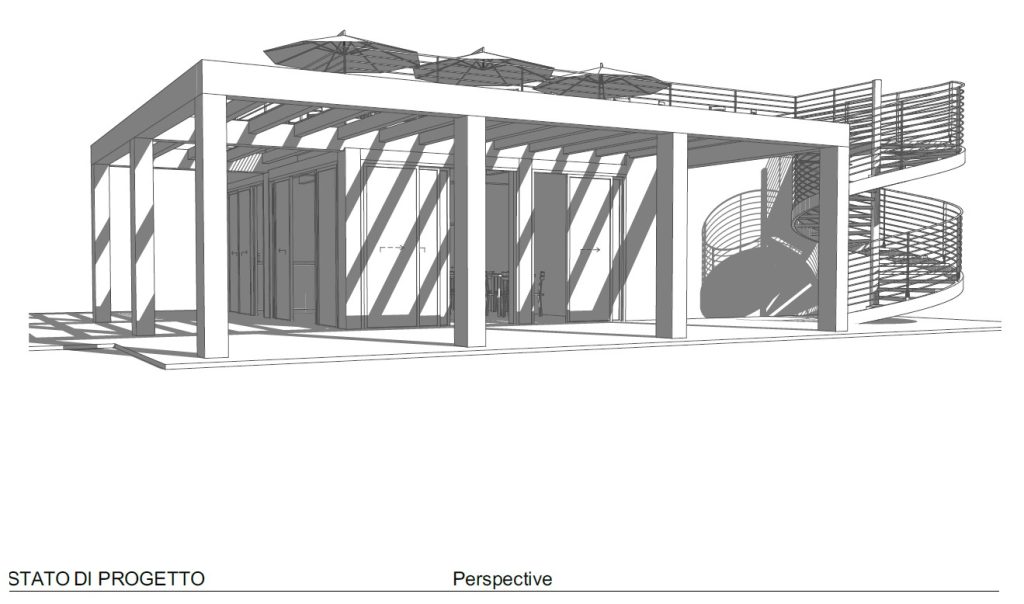 facciata Bar RF building construction