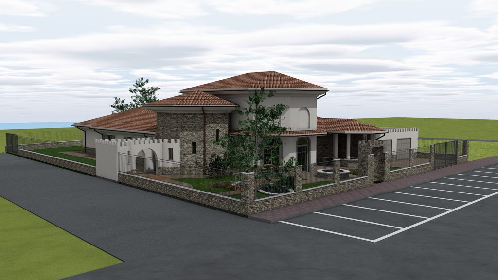 villa singola RF building construction